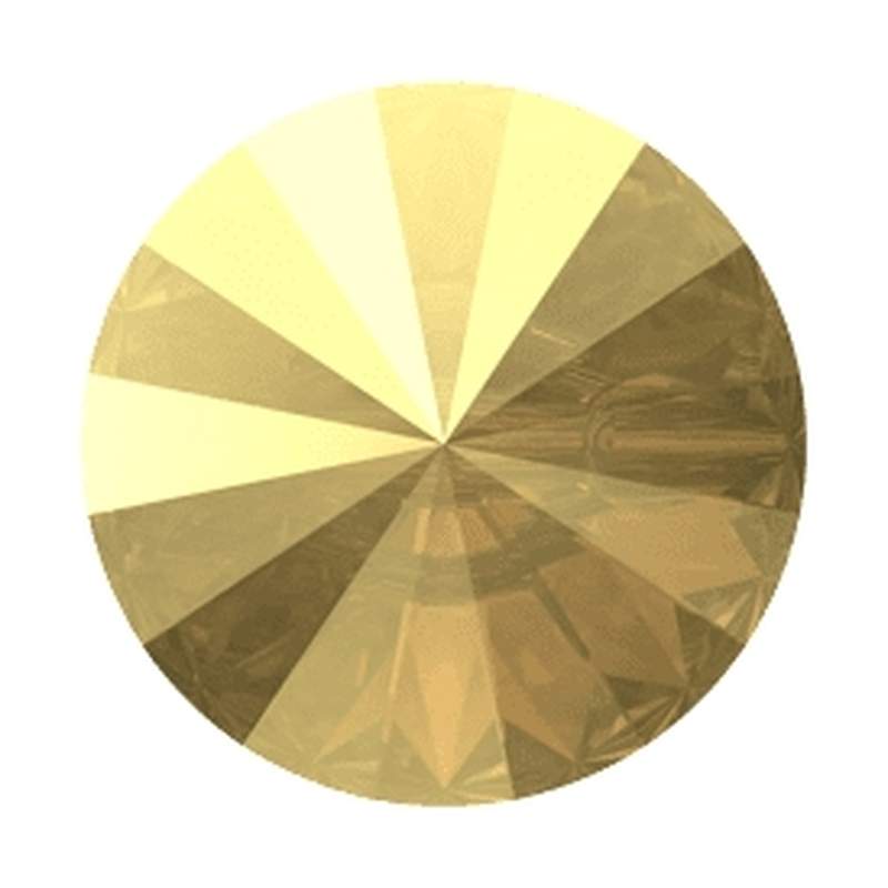 Swarovski Crystal Buttons 3015 27 mm Crystal Metallic Sunshine F
