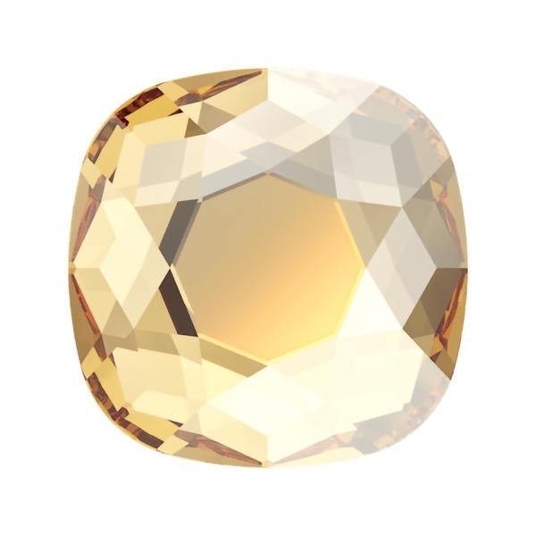 Swarovski Hotfix Crystals 2471 7 mm Crystal Golden Shadow M HF