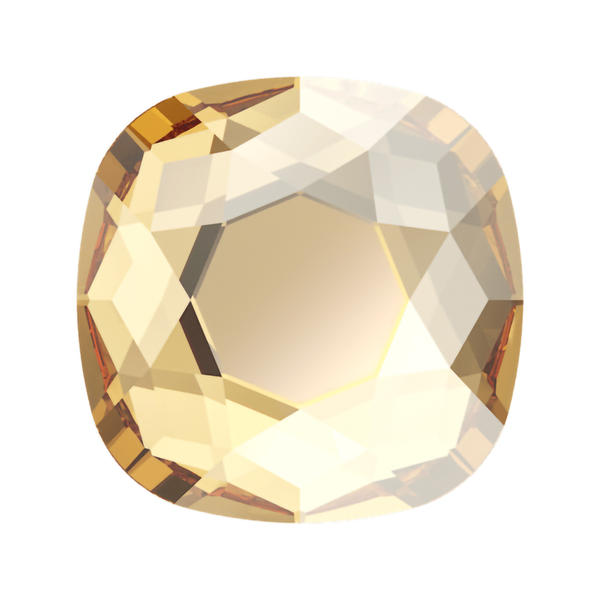 Swarovski Flatback Crystals 2471 10 mm Crystal Golden Shadow F