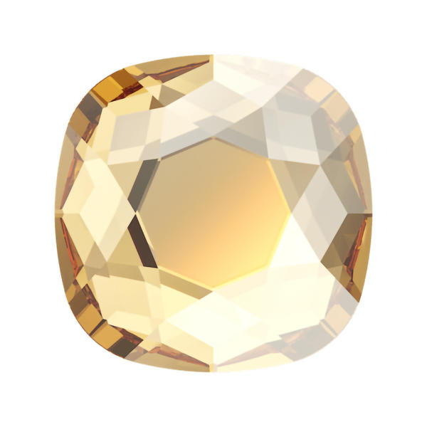 Swarovski Hotfix Crystals 2471 10 mm Crystal Golden Shadow M HF