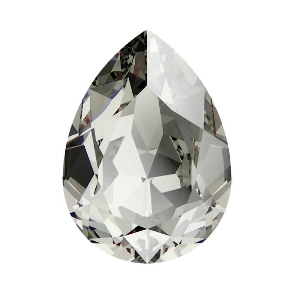 Swarovski Fancy Stones 4320 8 x 6 mm Black Diamond