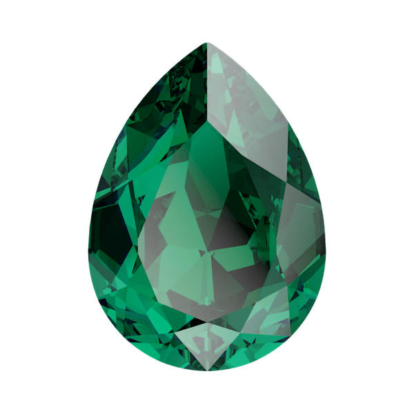 Swarovski Fancy Stones 4320 10 x 7 mm Emerald F