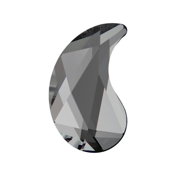 Swarovski Hotfix Crystals 2364 6 x 3,7 mm Crystal Silver Night M HF