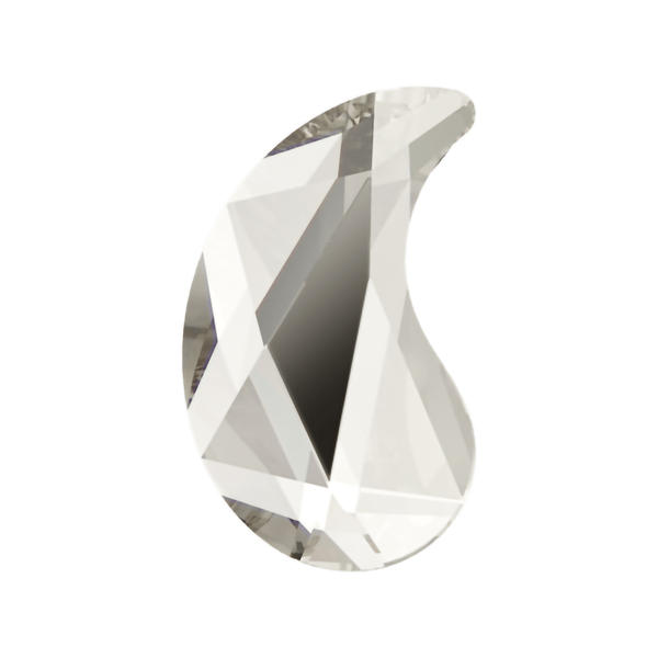Swarovski Hotfix Crystals 2364 6 x 3,7 mm Crystal Silver Shade M HF
