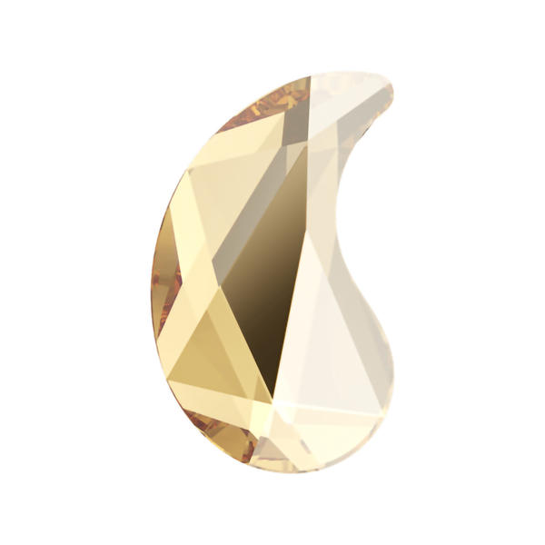 Swarovski Hotfix Crystals 2364 10 x 6 mm Crystal Golden Shadow M HF