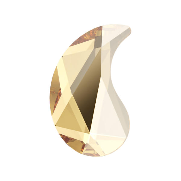 Swarovski Flatback Crystals 2364 14 x 8,5 mm Crystal Golden Shadow F