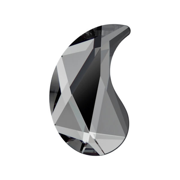 Swarovski Hotfix Crystals 2364 14 x 8,5 mm Crystal Silver Night M HF
