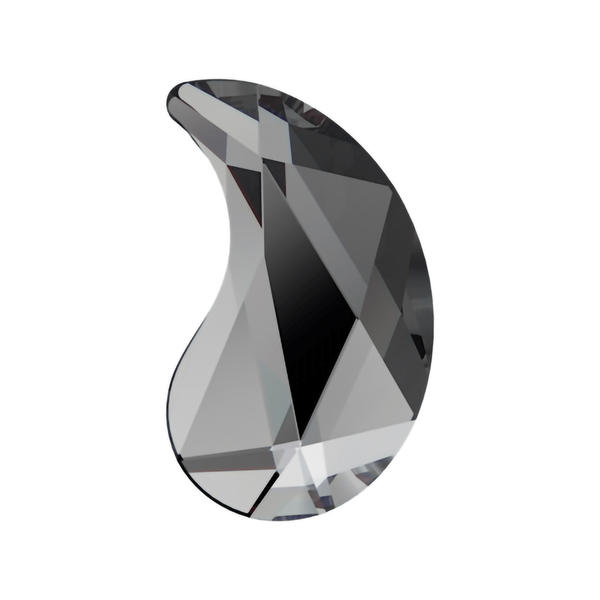 Swarovski Hotfix Crystals 2365 6 x 3,7 mm Crystal Silver Night M HF