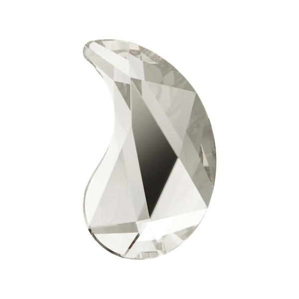 Swarovski Flatback Crystals 2365 10 x 6 mm Crystal Silver Shade F