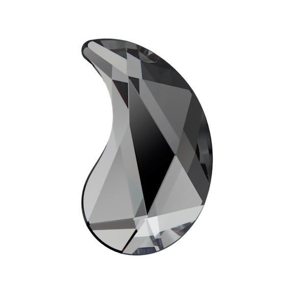 Swarovski Hotfix Crystals 2365 10 x 6 mm Crystal Silver Night M HF