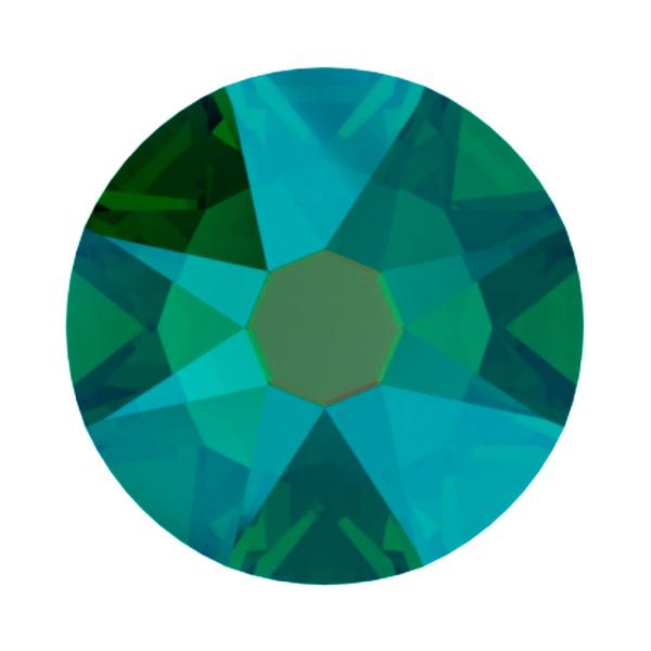 Swarovski Flatback Crystals 2088 ss 20 Emerald Shimmer F