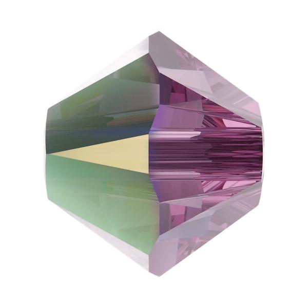 Swarovski Crystal Beads 5328 4 mm Iris AB
