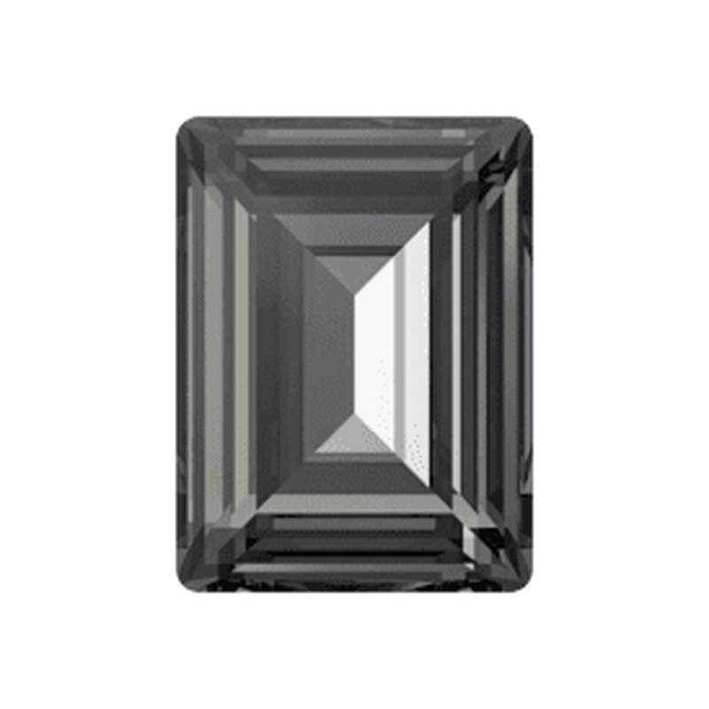 Swarovski Fancy Stones 4527 8 x 6 mm Crystal Silver Night F