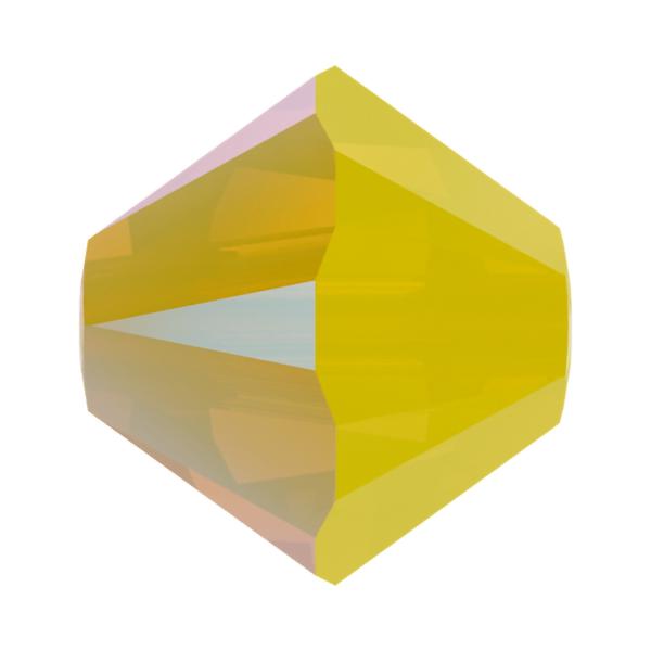 Swarovski Crystal Beads 5328 5 mm Yellow Opal Shimmer