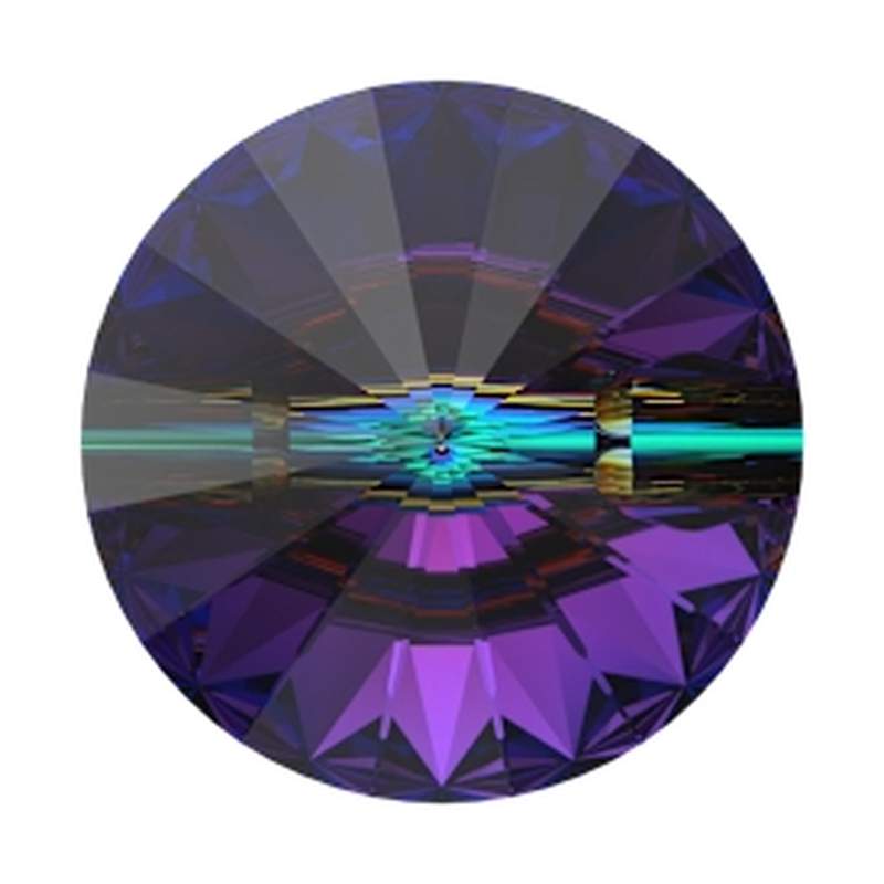 Swarovski Crystal Buttons 3015 16 mm Crystal Meridian Blue F