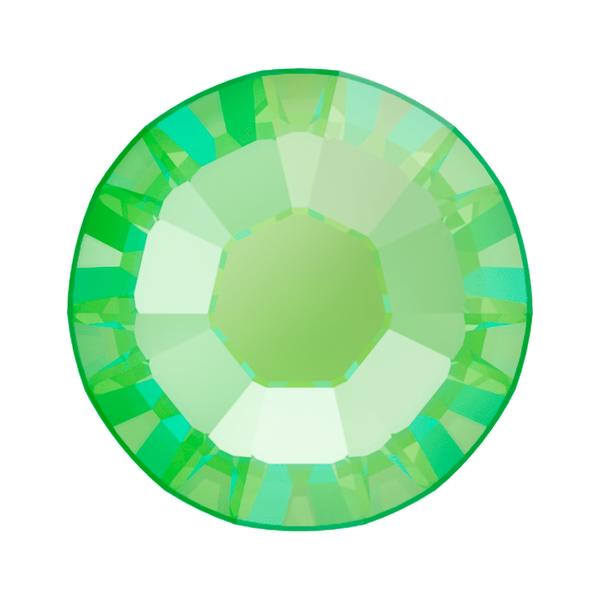 Swarovski Hotfix Crystals 2038 ss 10 Crystal Electric Green Delite HFT