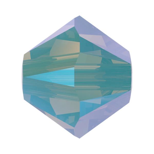 Swarovski Crystal Beads 5328 4 mm Chrysolite Opal Shimmer 2X