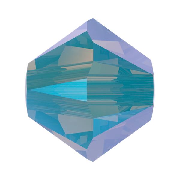 Swarovski Crystal Beads 5328 4 mm Pacific Opal Shimmer 2X