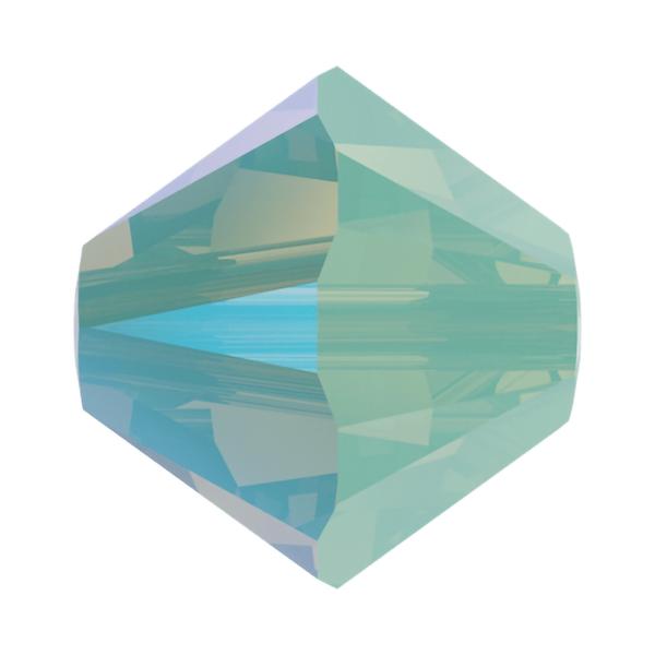 Swarovski Crystal Beads 5328 6 mm Chrysolite Opal Shimmer