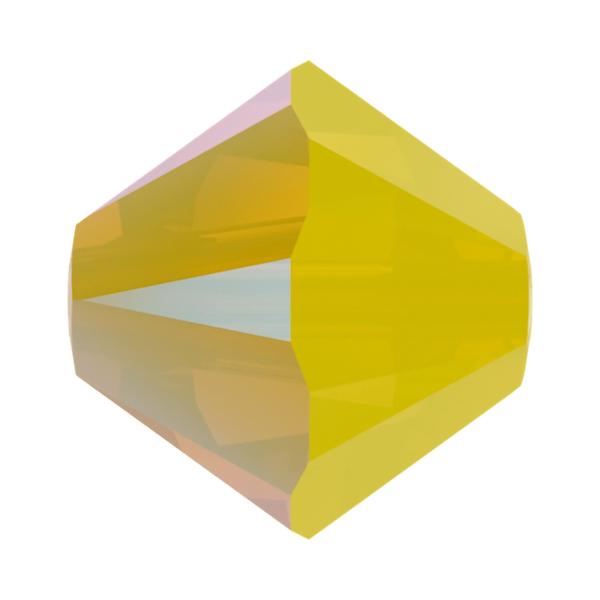 Swarovski Crystal Beads 5328 6 mm Yellow Opal Shimmer