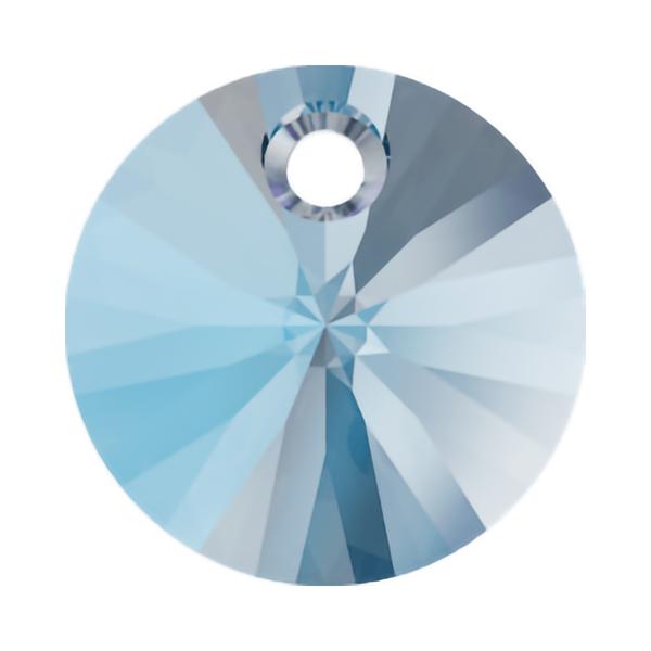 Swarovski Crystal Pendants 6428 8 mm Aquamarine Shimmer