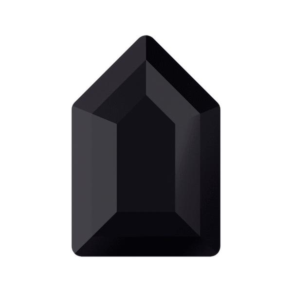 Swarovski Flatback Crystals 2774 8,3 x 5,6 mm Jet Unfoiled