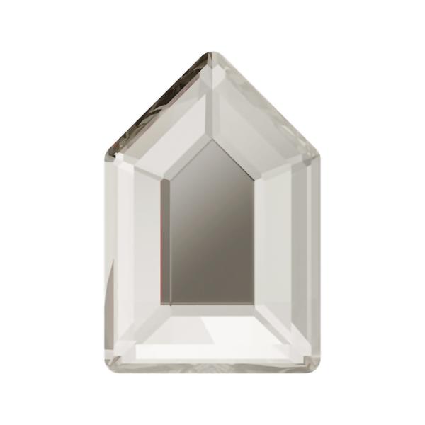 Swarovski Flatback Crystals 2774 8,3 x 5,6 mm Crystal Silver Shade F