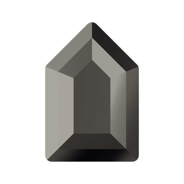Swarovski Flatback Crystals 2774 8,3 x 5,6 mm Jet Hematite Unfoiled