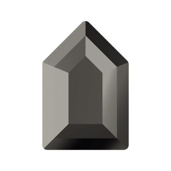 Swarovski Flatback Crystals 2774 12,5 x 8,4 mm Jet Hematite Unfoiled