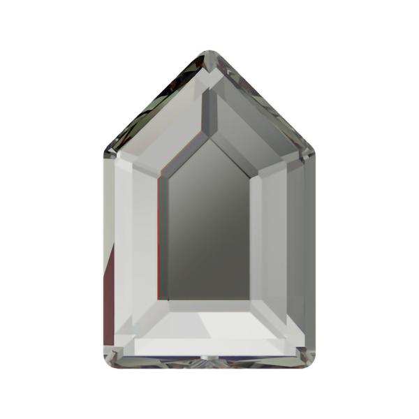Swarovski Flatback Crystals 2774 6,3 x 4,2 mm Black Diamond F