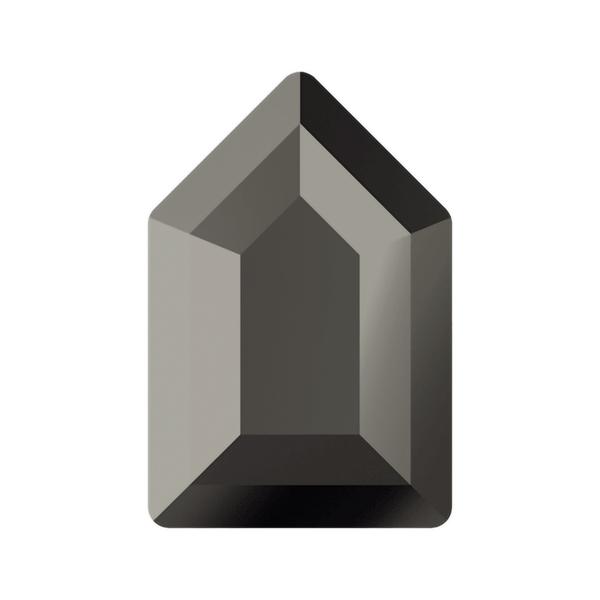 Swarovski Flatback Crystals 2774 6,3 x 4,2 mm Jet Hematite Unfoiled