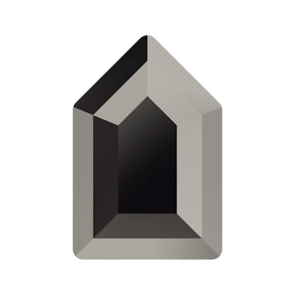 Swarovski Hotfix Crystals 2774 6,3 x 4,2 mm Jet Hematite M HF