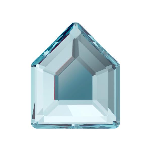 Swarovski Flatback Crystals 2775 6,7 x 5,6 mm Aquamarine F