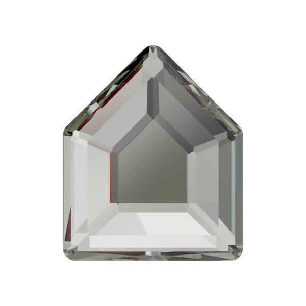 Swarovski Flatback Crystals 2775 6,7 x 5,6 mm Black Diamond F