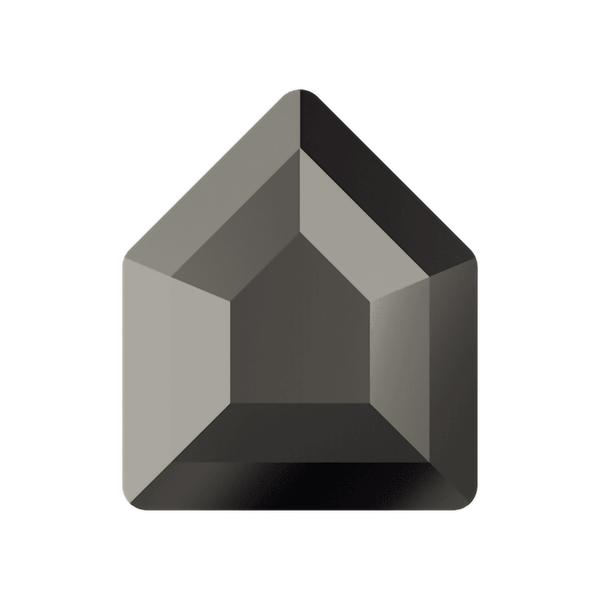 Swarovski Flatback Crystals 2775 5 x 4,2 mm Jet Hematite Unfoiled