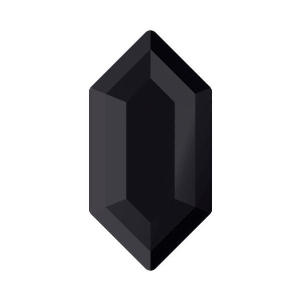 Swarovski Flatback Crystals 2776 8,2 x 4,2 mm Jet Unfoiled