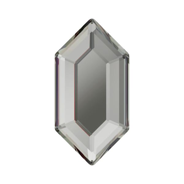 Swarovski Flatback Crystals 2776 16,5 x 8,4 mm Black Diamond F