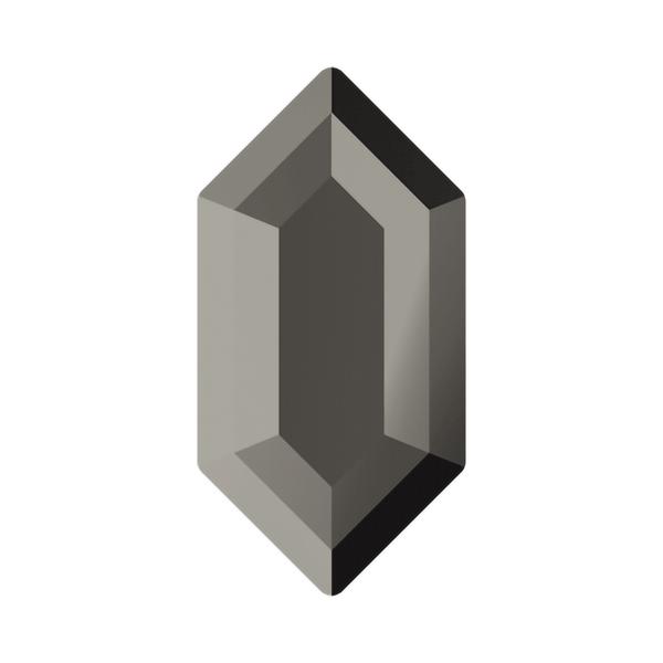 Swarovski Flatback Crystals 2776 16,5 x 8,4 mm Jet Hematite Unfoiled