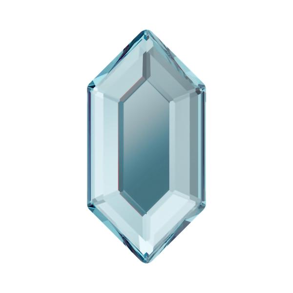 Swarovski Flatback Crystals 2776 11 x 5,6 mm Aquamarine F