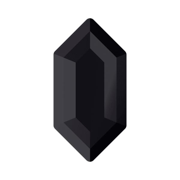 Swarovski Flatback Crystals 2776 11 x 5,6 mm Jet Unfoiled
