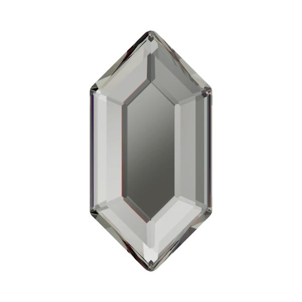 Swarovski Flatback Crystals 2776 11 x 5,6 mm Black Diamond F