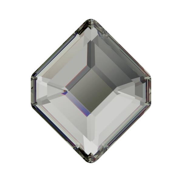 Swarovski Flatback Crystals 2777 6,7 x 5,6 mm Black Diamond F
