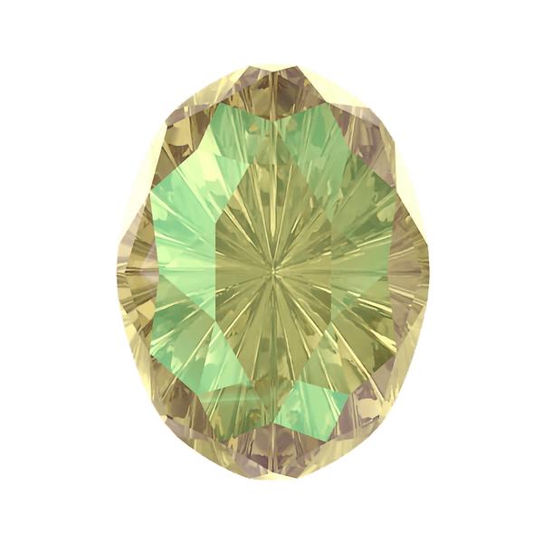 Swarovski Fancy Stones 4160 8 x 6 mm Crystal Luminous Green F
