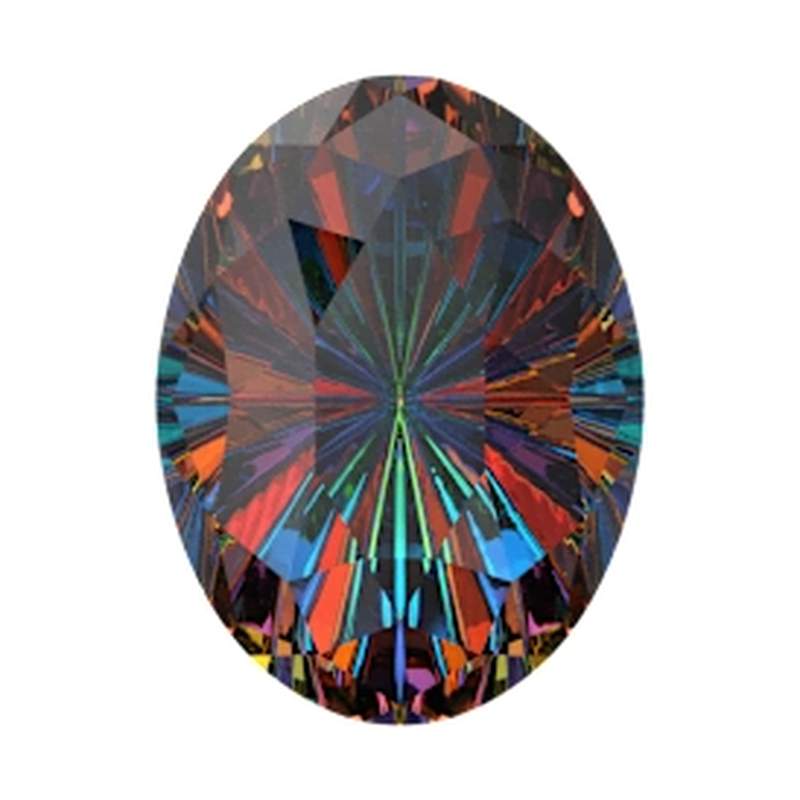 Swarovski Fancy Stones 4160 8 x 6 mm Crystal Vitrail Medium F