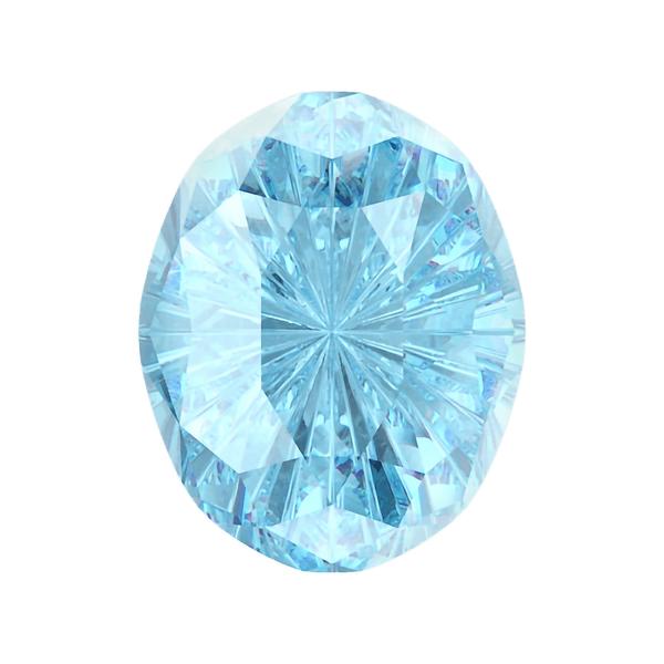 Swarovski Fancy Stones 4160 10 x 8 mm Aquamarine F