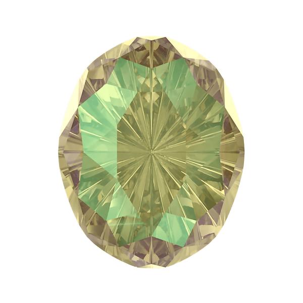 Swarovski Fancy Stones 4160 10 x 8 mm Crystal Luminous Green F