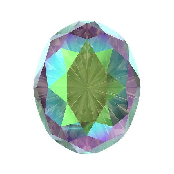 Swarovski Fancy Stones 4160 10 x 8 mm Crystal Paradise Shine F