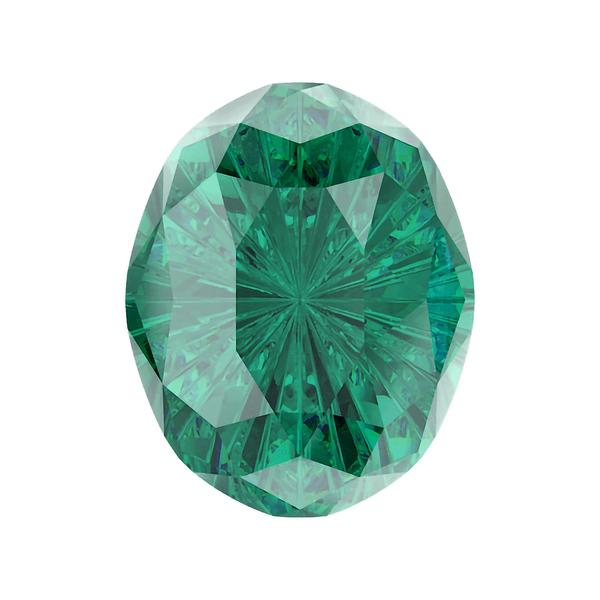 Swarovski Fancy Stones 4160 10 x 8 mm Emerald F