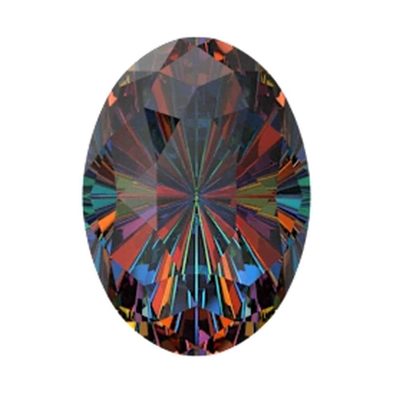 Swarovski Fancy Stones 4160 14 x 10 mm Crystal Vitrail Medium F