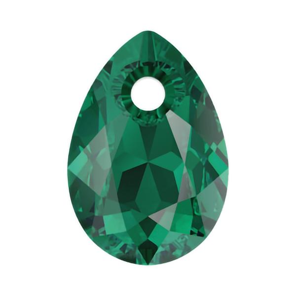 Swarovski Crystal Pendants 6433 9 mm Emerald